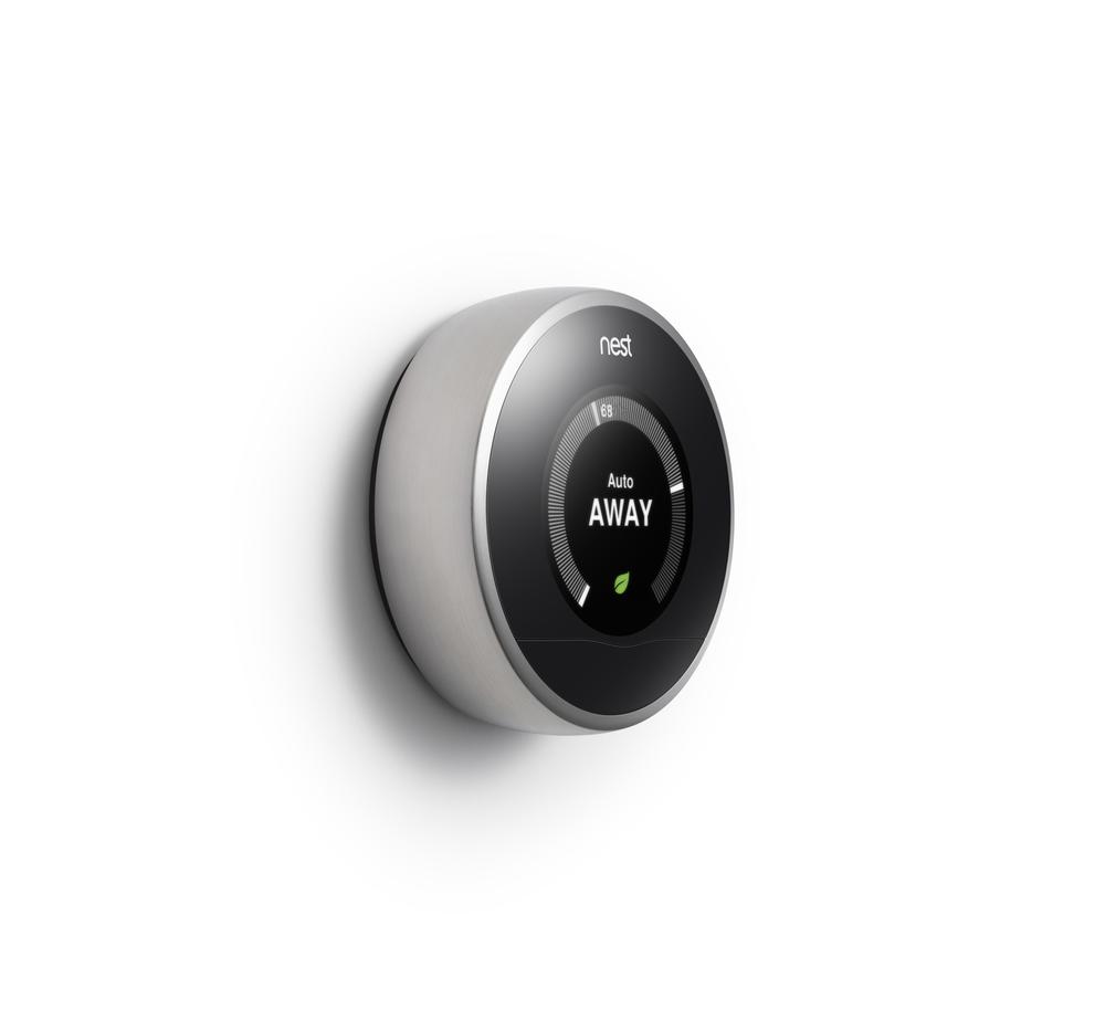 The Nest Learning Thermostat has a striking industrial design (image: Nest)