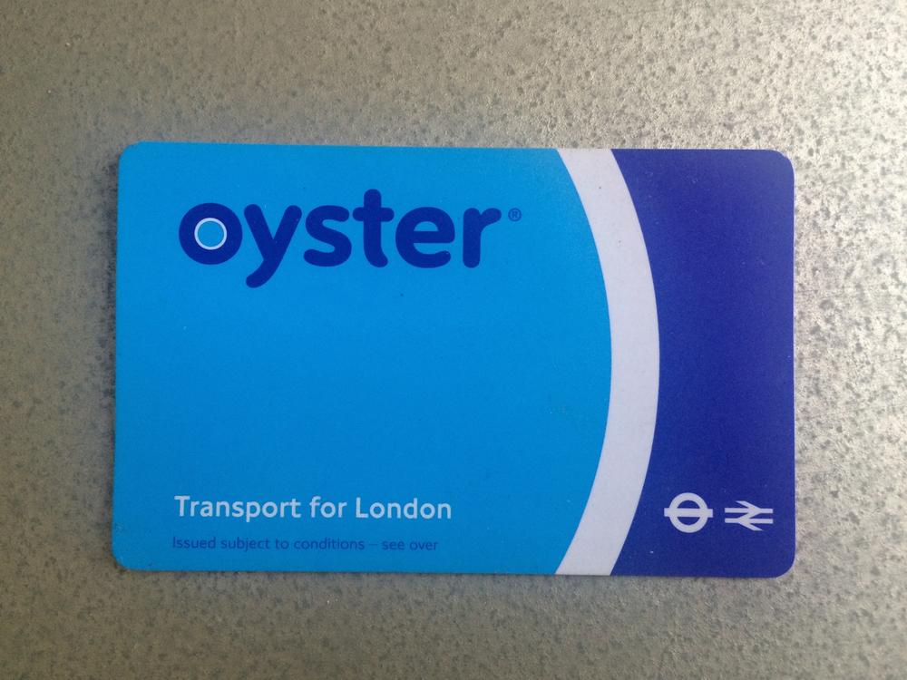 The London Oyster card