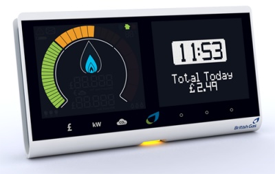 A British Gas dual fuel in-home display for use with a smart meter (image: British Gas)