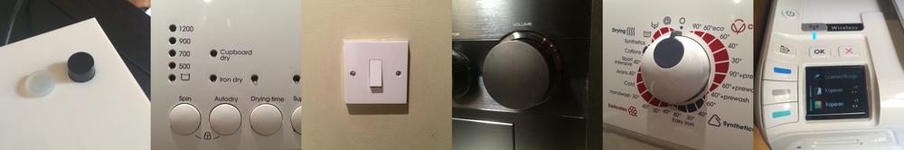 A few physical controls from around a house (images: Martin Charlier)