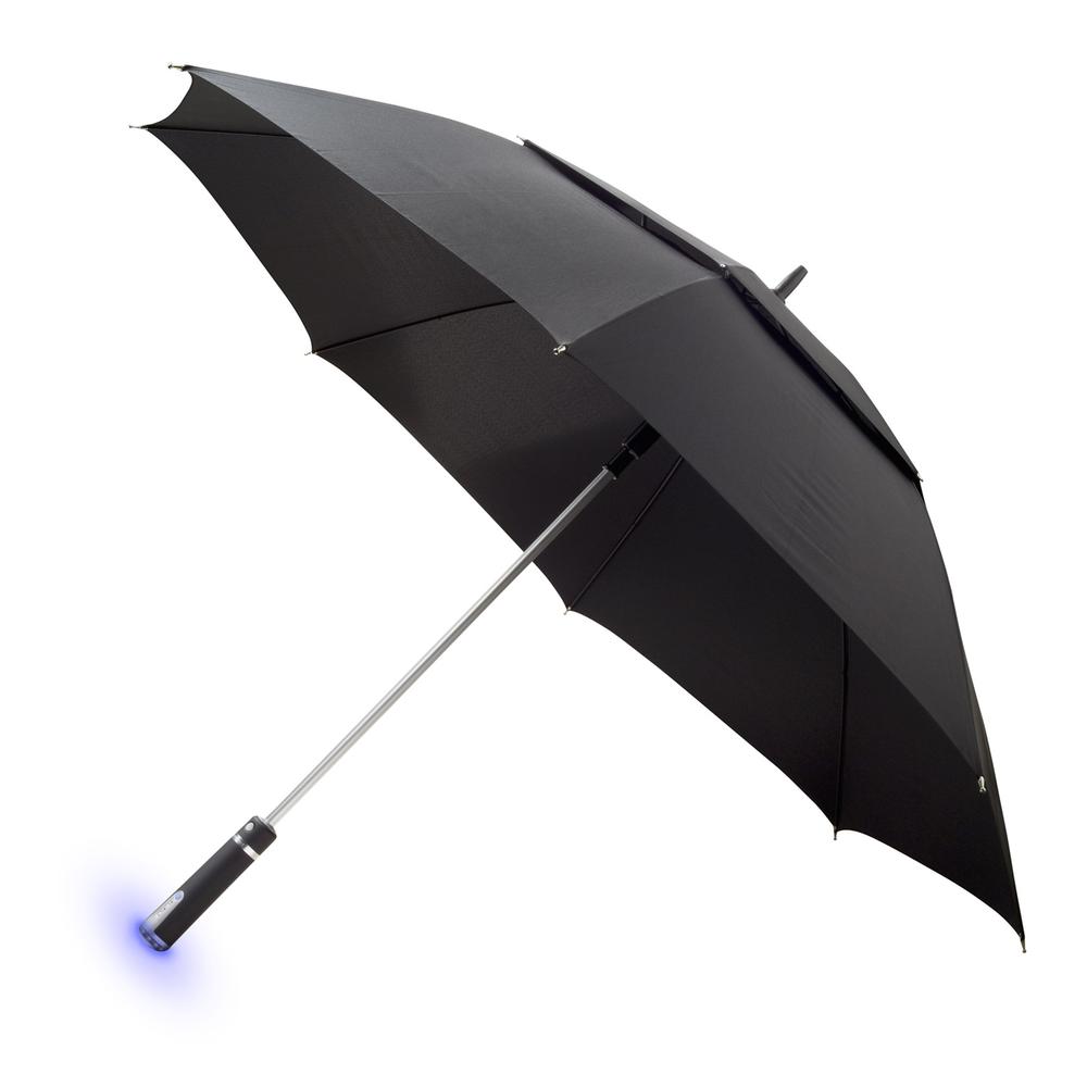 The Ambient Umbrella has a light integrated in its handle that lights up when rain is forecasted (image: Ambient Devices)
