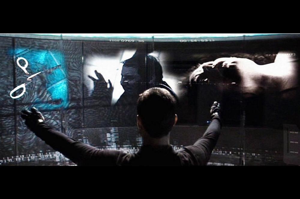 The film Minority Report made gestural control popular although it is an interface method with many flaws (image: Twentieth Century Fox Film Corporation)