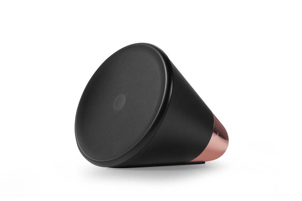 The Aether Cone connected speaker remembers what music the owner prefers to listen to in different rooms (image: Aether)
