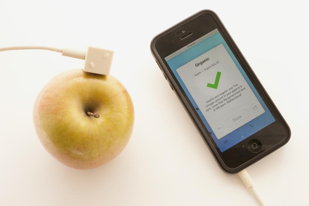 The Lapka organic matter sensor detects levels of nitrates in fruit and vegetables (image: Alex Washburn/CC license)