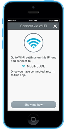 Getting the Nest Protect onto WiFi (image: Nest)