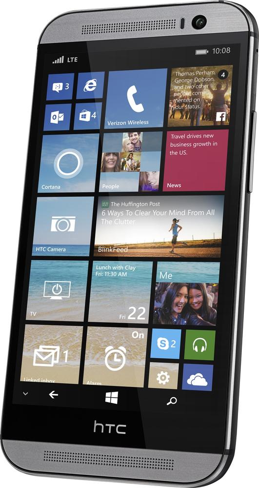 Windows Phone 8 on the HTC One M8 (image: Microsoft)