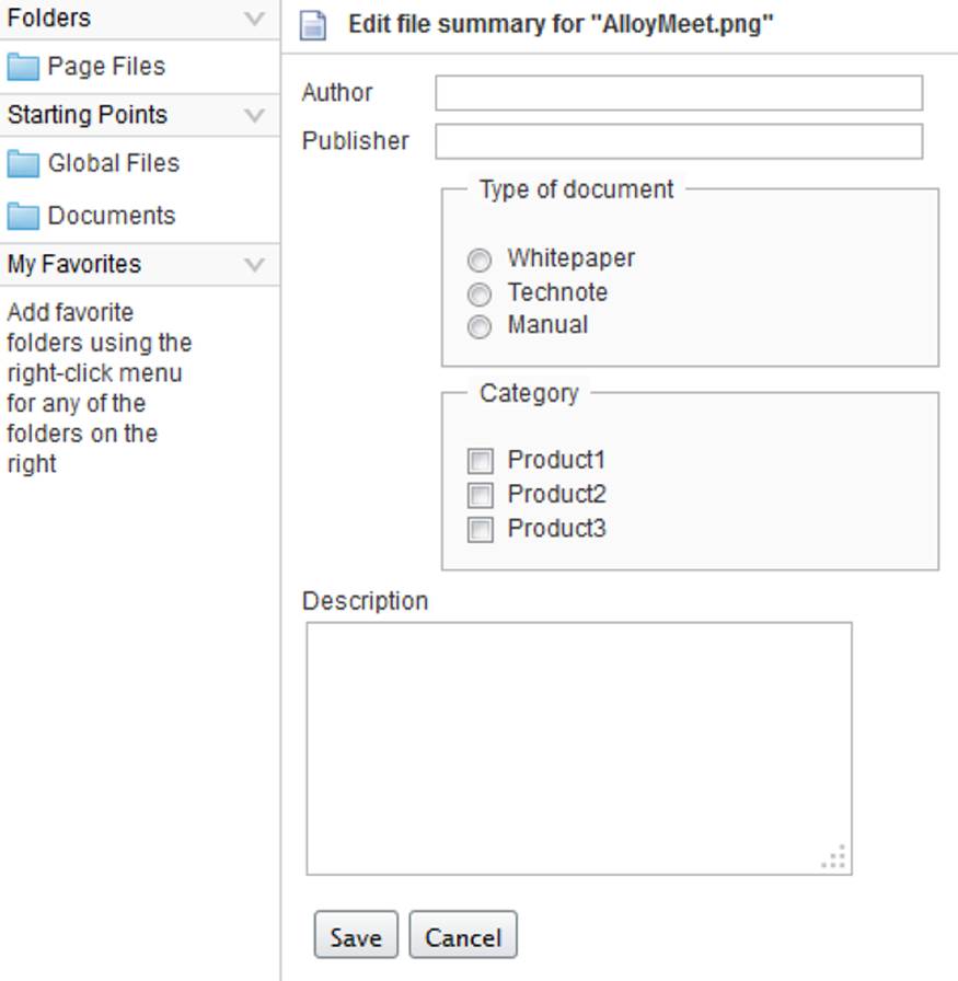 File summary dialog for a file on the Alloy site.