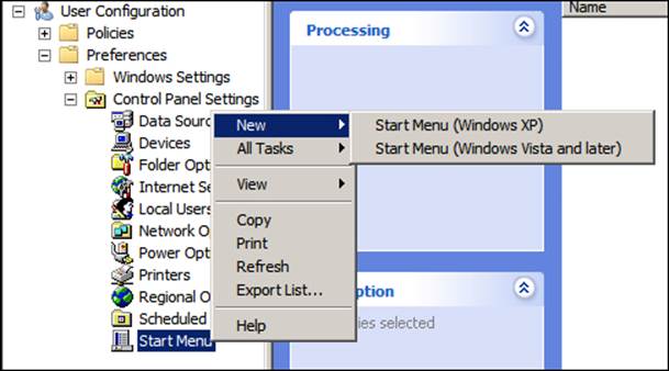Creating a Group Policy